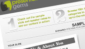 Presentation Gems landing page